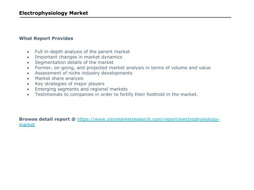 Electrophysiology Market, 2016–2024