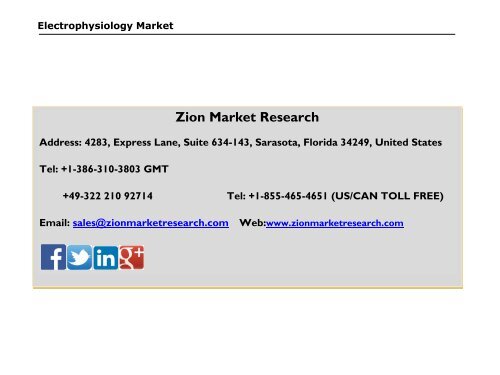 Electrophysiology Market, 2016–2024