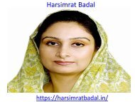 Harsimrat Badal