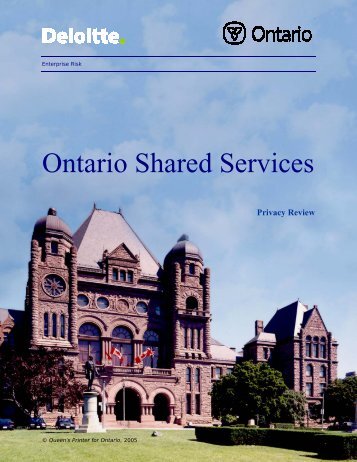 Ontario Shared Services