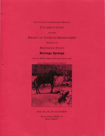 6019 Winter Vituscan Borrego Springs History