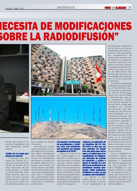 Revista PERÚ TV RADIOS Edic. Mar- Abr 2017