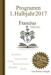 2017 Verlagsprogramm Franzius Verlag (Stand 01.04.17)