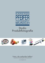 PFEIFER PHOTOGRAPHY • Broschüre für Produktfotografie