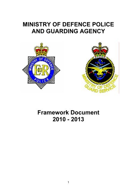 MDPGA Framework Document 2010-2013 PDF - Ministry of Defence
