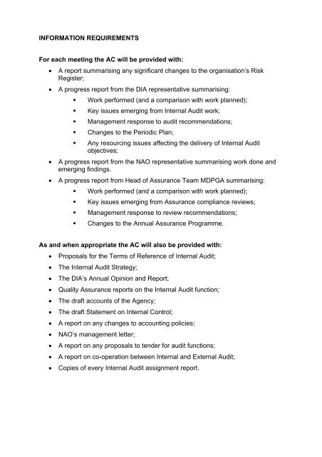 MDPGA Framework Document 2010-2013 PDF - Ministry of Defence