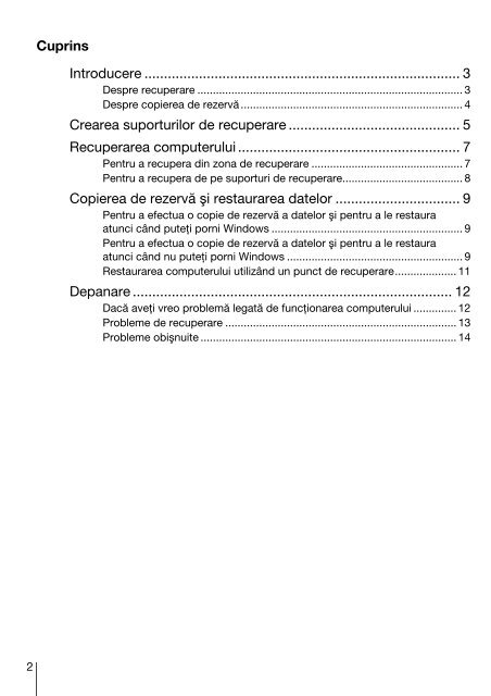 Sony VPCEE4J1E - VPCEE4J1E Guide de d&eacute;pannage Roumain