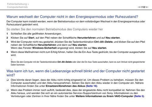 Sony VPCEE4J1E - VPCEE4J1E Mode d'emploi Allemand