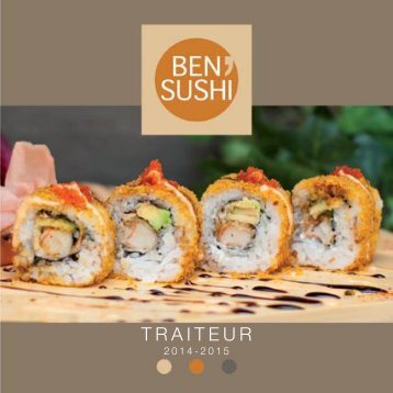 NOUVELLE CARTE TRAITEUR BENSUSHI