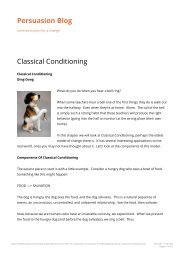 Classical Conditioning _ Persuasion Blog