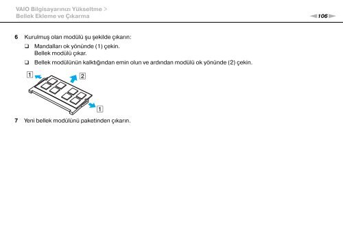 Sony VGN-FW41E - VGN-FW41E Mode d'emploi Turc