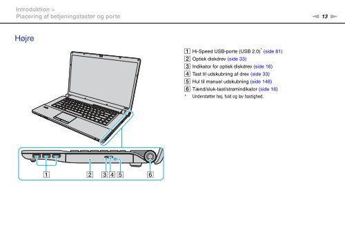 Sony VGN-FW41E - VGN-FW41E Mode d'emploi Danois