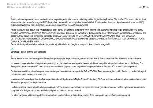 Sony VGN-FW41E - VGN-FW41E Mode d'emploi Roumain