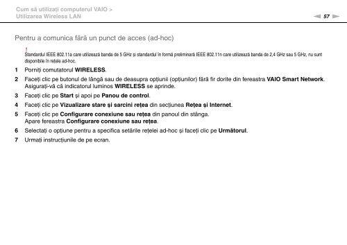 Sony VGN-FW41E - VGN-FW41E Mode d'emploi Roumain