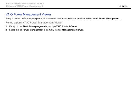 Sony VGN-FW41E - VGN-FW41E Mode d'emploi Roumain