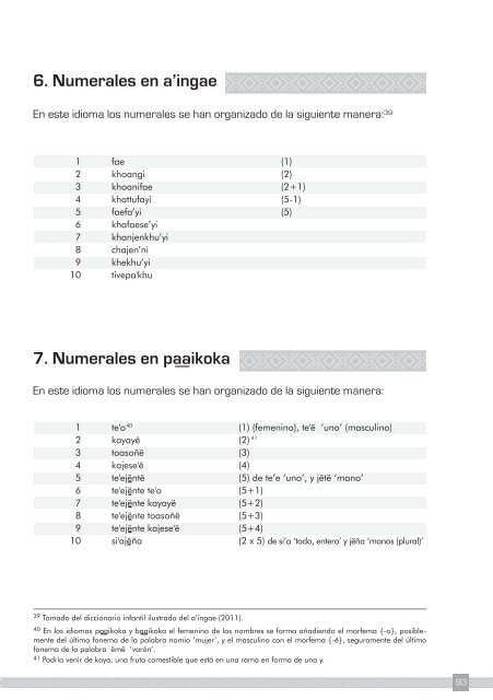 PERFILES DE LAS LENGUAS Y SABERES DEL ECUADOR