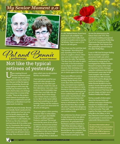 The Voice of Southwest Louisiana April 2017 Issue