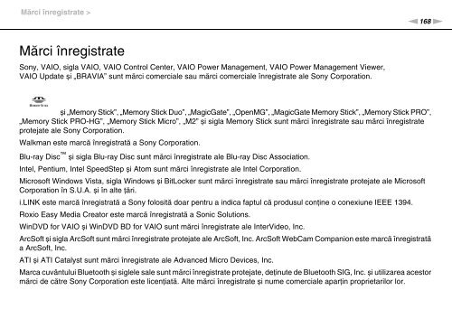 Sony VGN-FW41E - VGN-FW41E Mode d'emploi Roumain