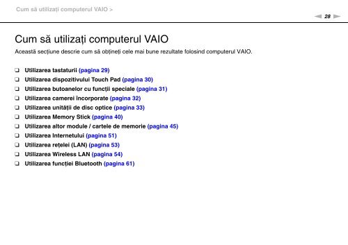 Sony VGN-FW41E - VGN-FW41E Mode d'emploi Roumain