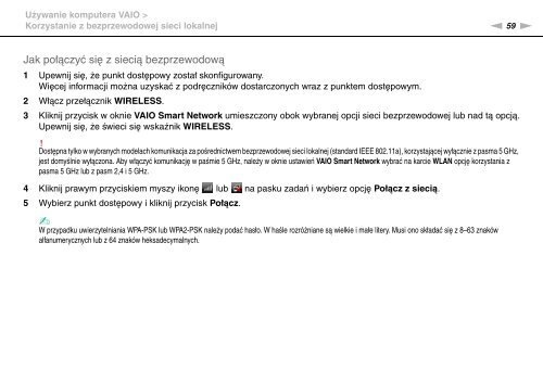 Sony VGN-FW41E - VGN-FW41E Mode d'emploi Polonais