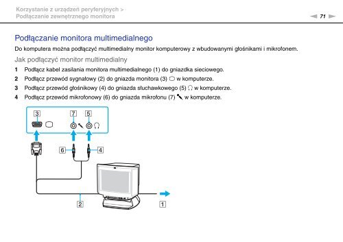 Sony VGN-FW41E - VGN-FW41E Mode d'emploi Polonais