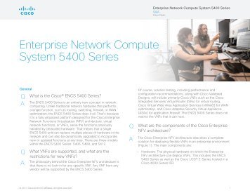 Enterprise Network Compute System 5400 Series