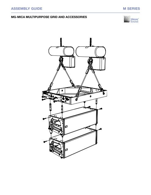 MG-MICA Assembly Guide - Meyer Sound Laboratories Inc.