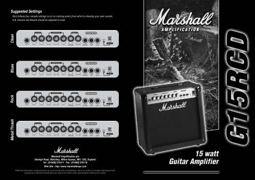 MG15RCD - Marshall Amps