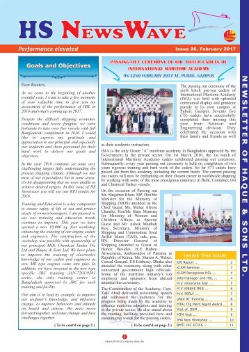 hs newswave issue 26, february 2017