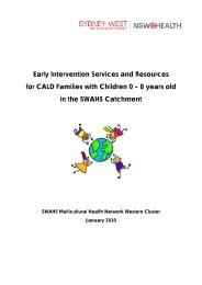 Early Intervention Services And Resources For CALD ... - WentWest