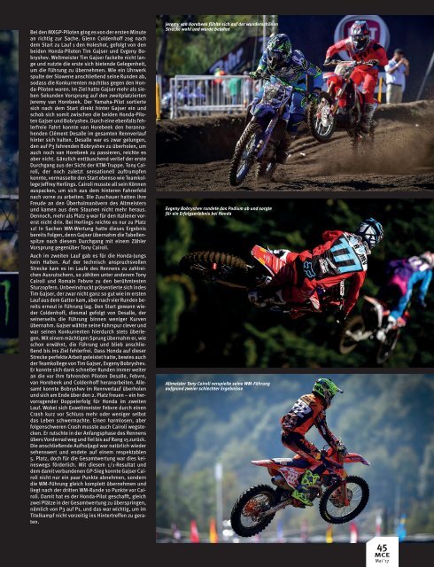 Motocross Enduro Ausgabe 05/2017