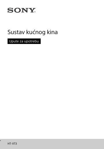 Sony HT-XT3 - HT-XT3 Istruzioni per l'uso Croato