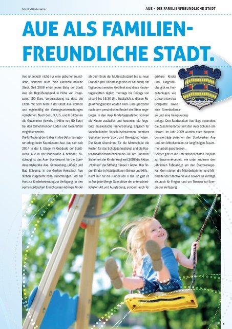 Stadtwerke Aue Magazin / Frühlingszeit im Erzgebirge