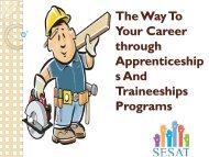 Career through Apprenticeships-Sesat