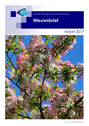 2017 Nieuwsbrief IDGW maart 2017