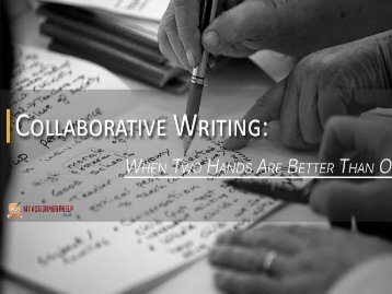 Different Aspects of Practical Approaches towards Collaborative Writing