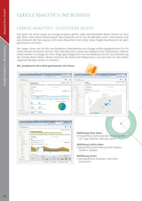 Prduktbroschüre der Firmenpartner CM System MediaOnline und SynVation