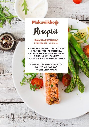Makuviikko Reseptivihko vko 15 PERHEBOKSI