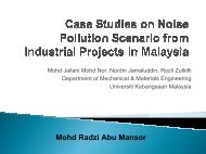 Case Studies on Noise Pollution Scenario from Industrial Projects in ...