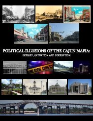 Political Illusions of the Cajun Mafia