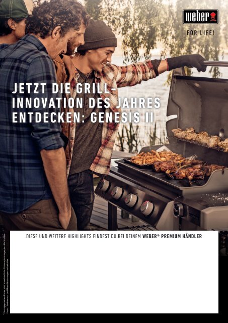 Weber Grillgeräte Frühlingsstart 2017