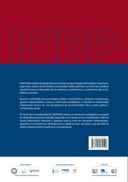 Libro Índice de Competitividad Regional del Perú 2016