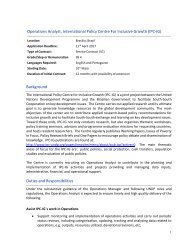 Background Duties and Responsibilities