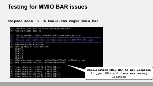 Exploring Your System Deeper [with CHIPSEC] is Not Naughty