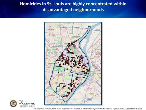 Executive Summary Diagnostic Analysis for the City of St Louis Missouri