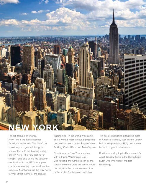 USA Vacation 2017 Brochure