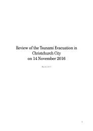 Review of the Tsunami Evacuation 2017