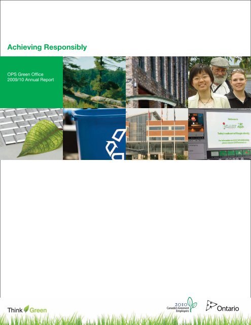 Achieving Responsibly - Ontario.ca