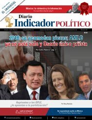 2018 se acomodan piezas AMLO ya no está solo y Osorio único priísta