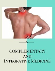 Complementary and Integrative Medicine